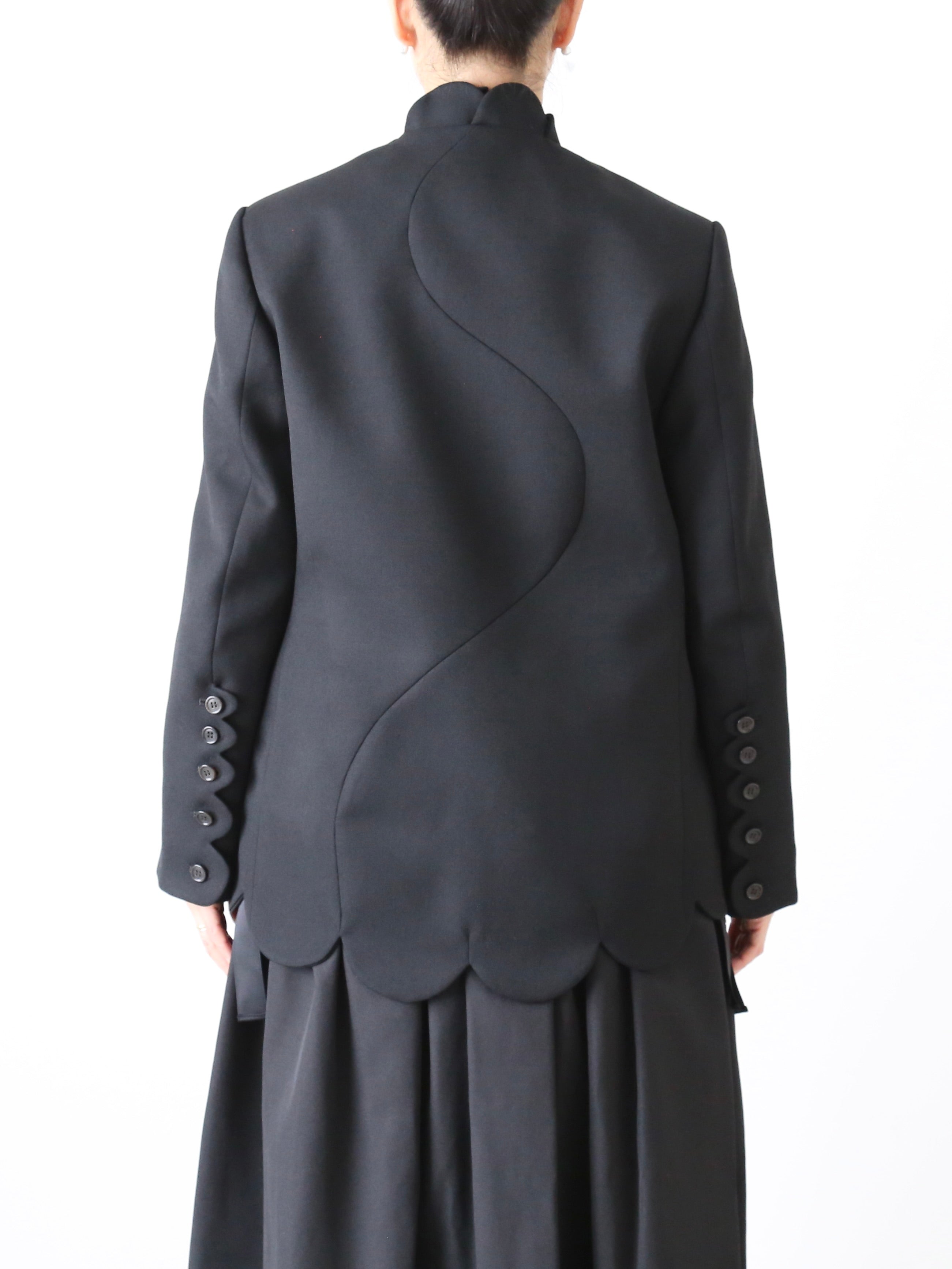 noir kei ninomiya ノワールケイニノミヤ ウールギャバジンジャケット