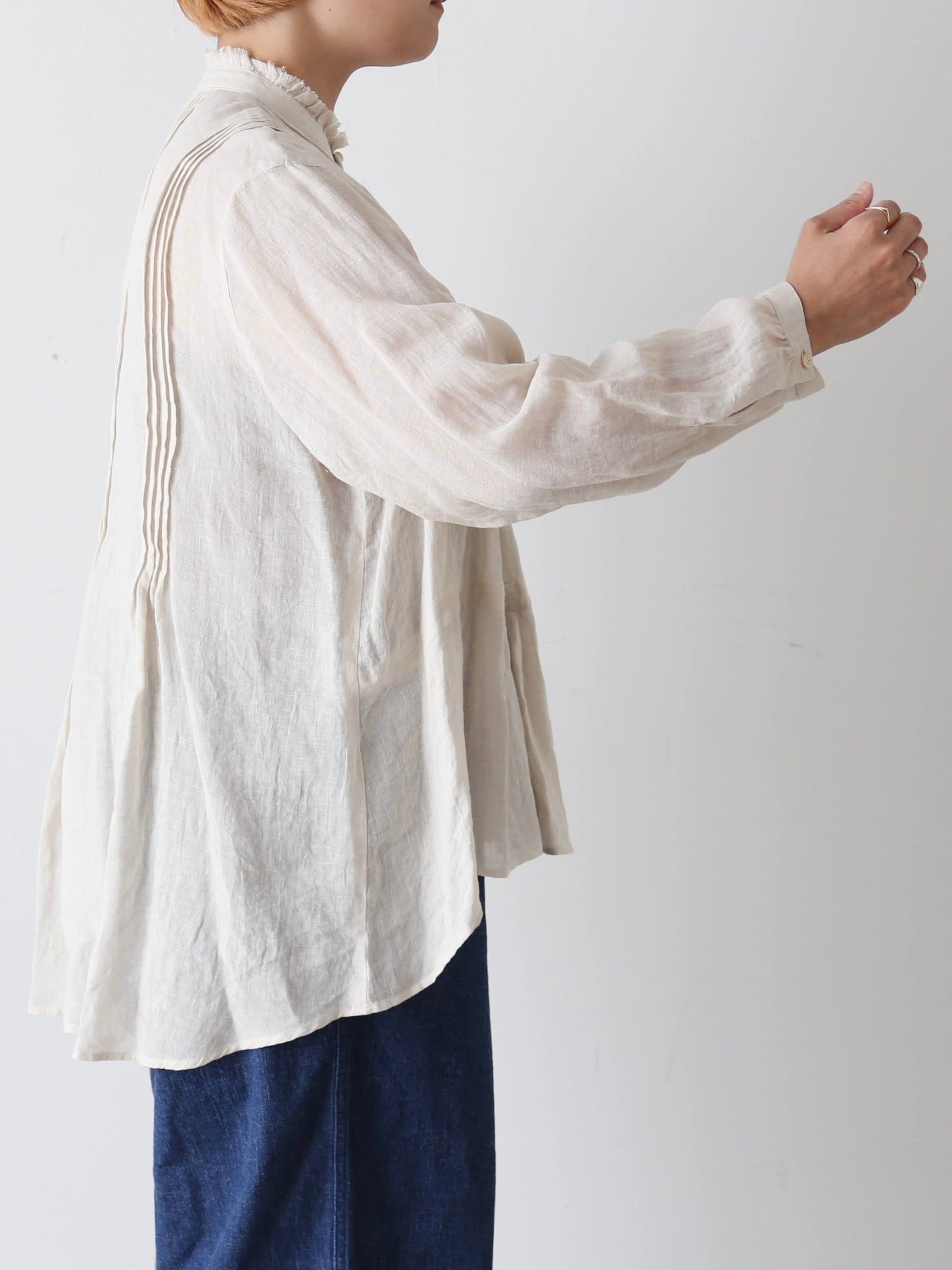 suzuki takayuki ピンタックブラウス [A261-06]