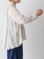 画像をギャラリービューアに読み込む, suzuki takayuki ピンタックブラウス [A261-06]
