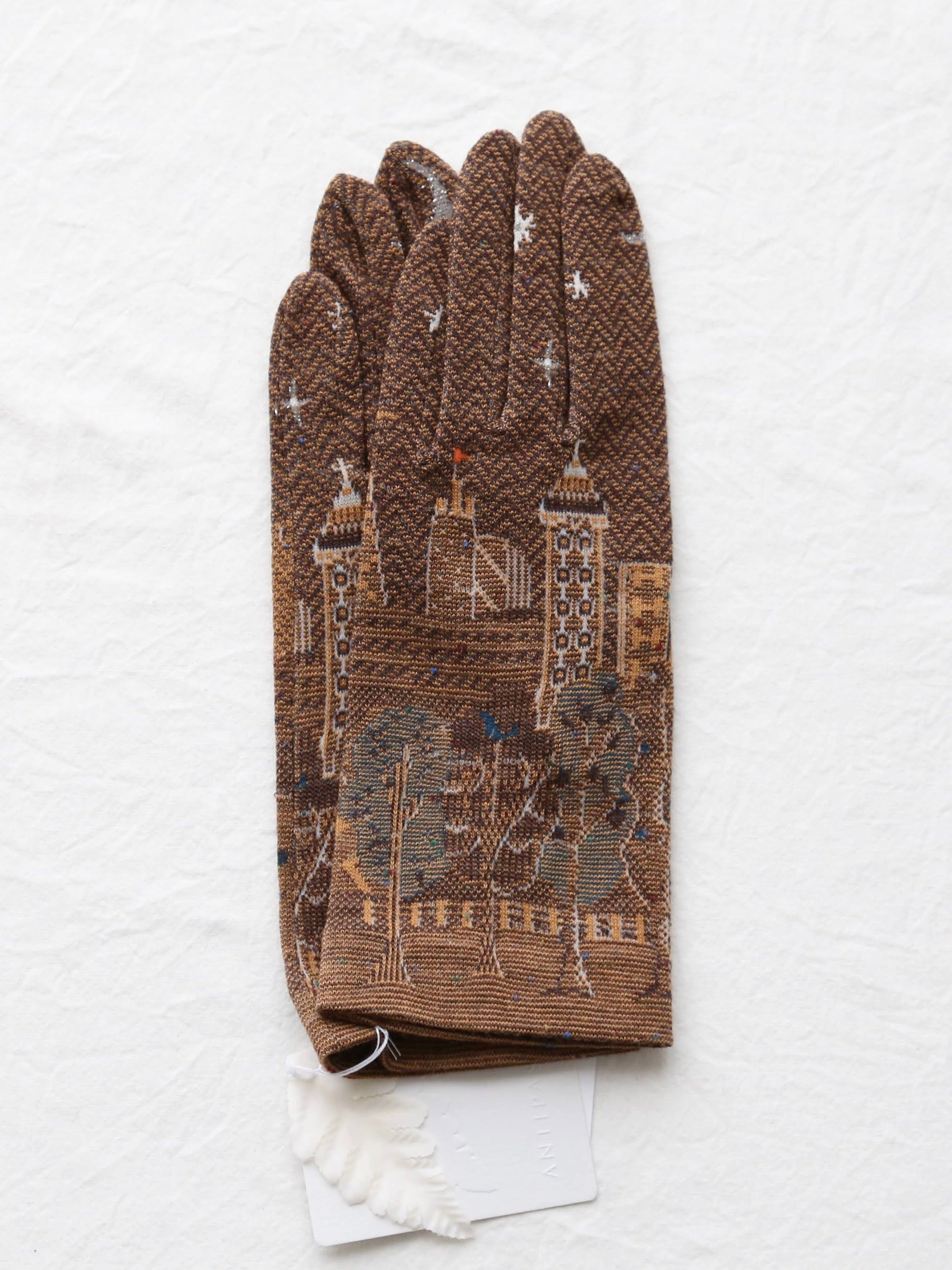 ANTIPAST 手袋ショート（CITY柄）[NG1-807]