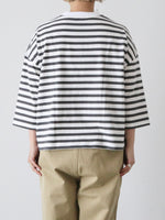 画像をギャラリービューアに読み込む, Veritecoeur 1×1.5ボーダーショートスリーブ [VCC-528]
