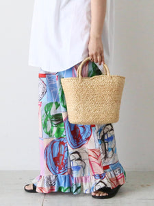 美品　ampiana アンピアナ　マルシェバッグ　Sサイズ AMPIANA マルシェバッグ(S) ナチュラル – CREER