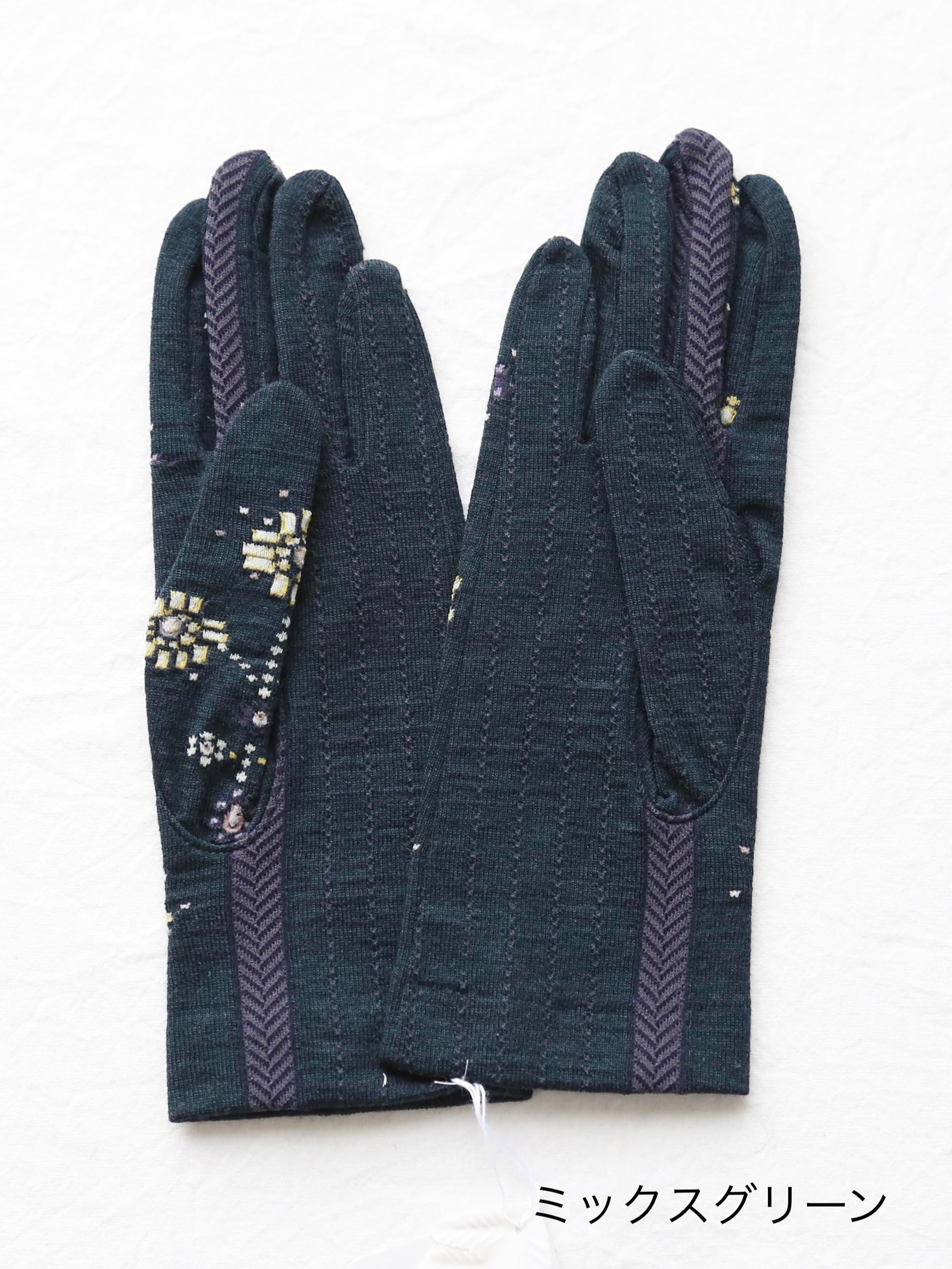 ANTIPAST 手袋ショート (ジュエリー柄) [NG1-486B]