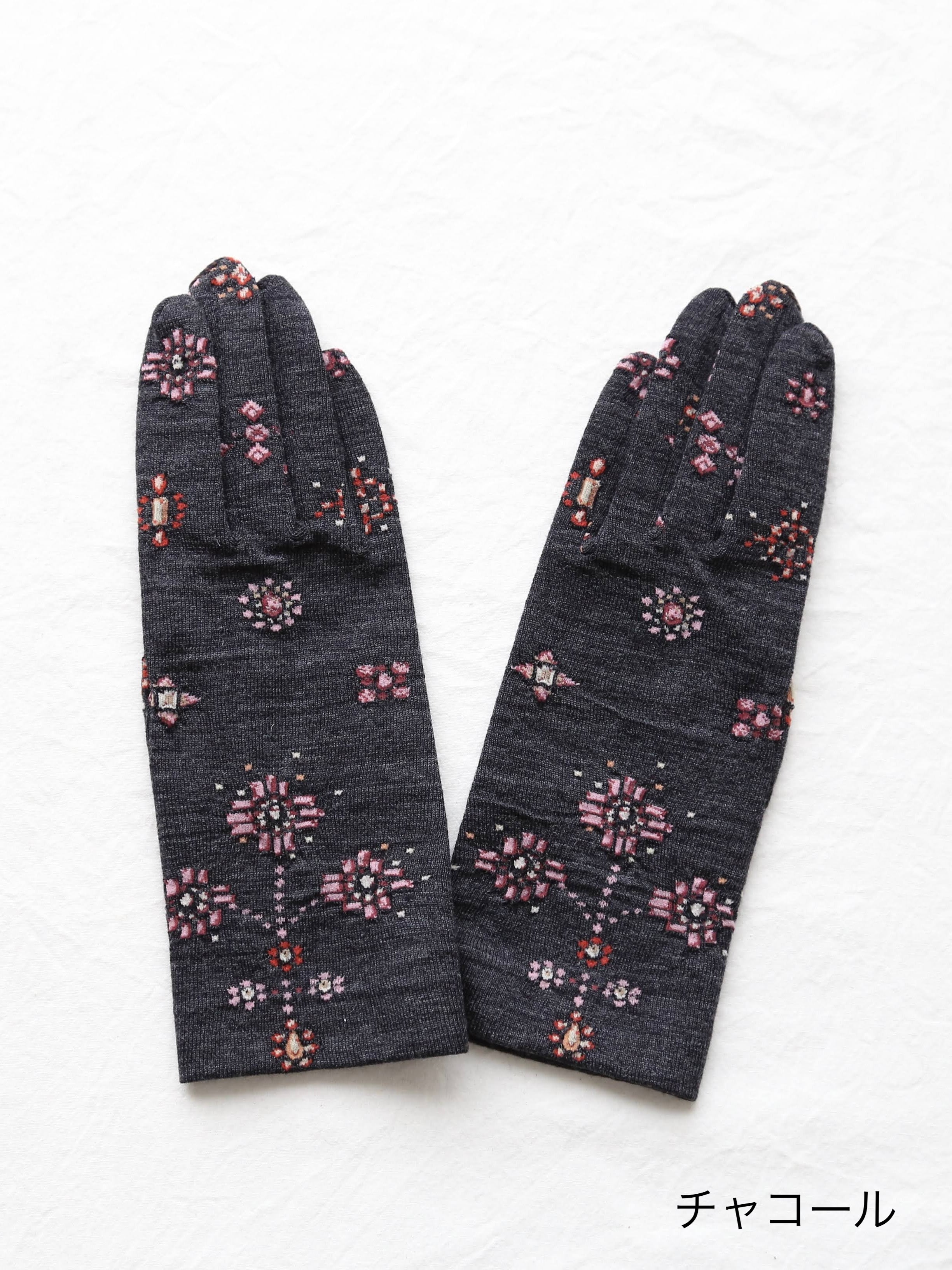 ANTIPAST 手袋ショート (ジュエリー柄) [NG1-486B]