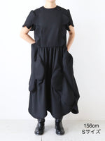 Load image into Gallery viewer, noir kei ninomiya ウールギャバジンワンピース [3R-O008-051]
