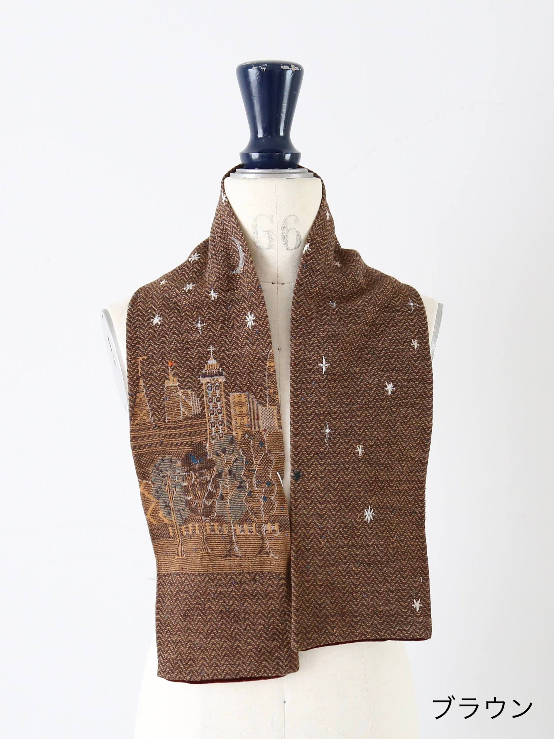 ANTIPAST ソックスマフラー (シティ柄) [M77-808]