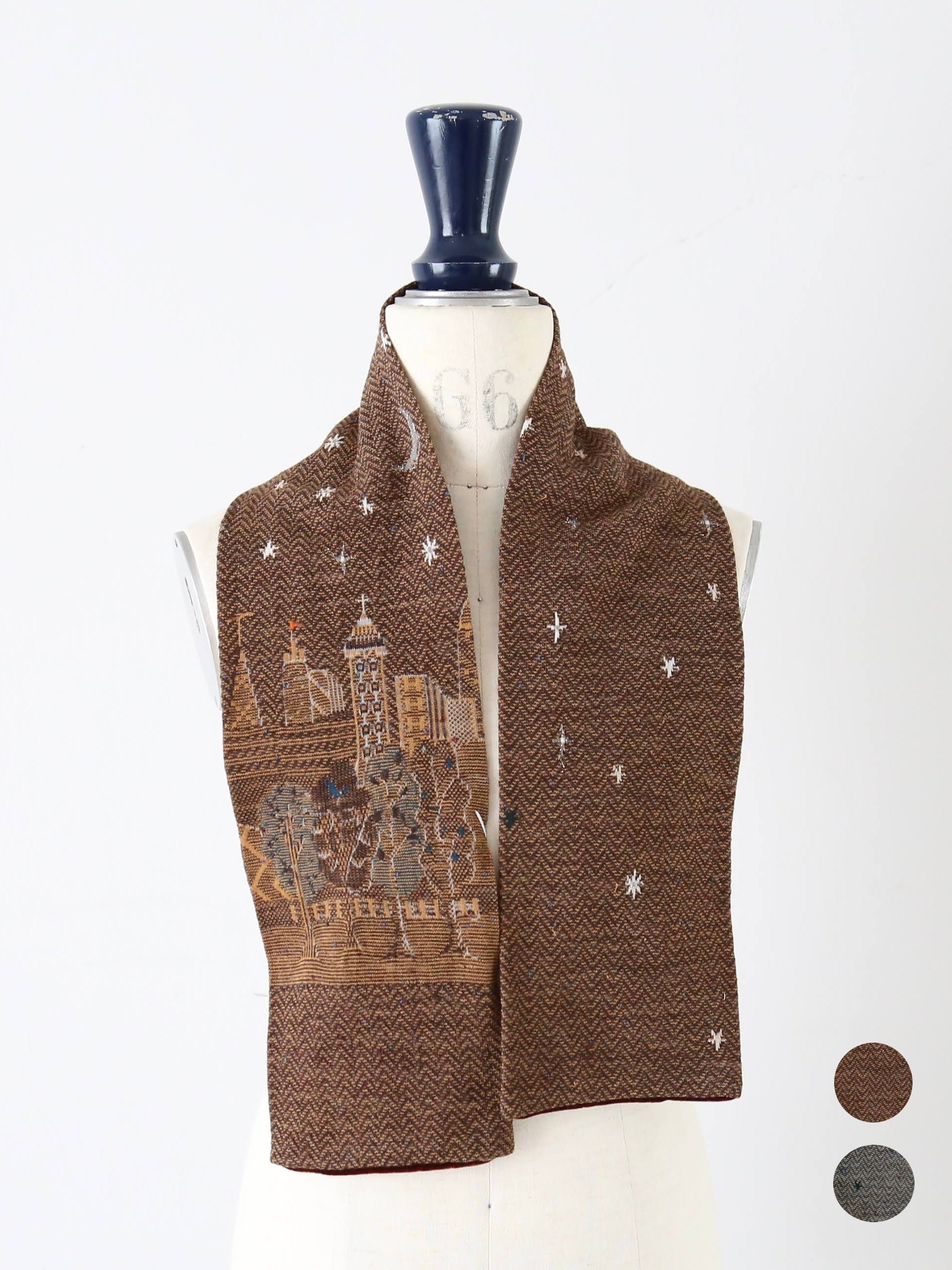 ANTIPAST ソックスマフラー (シティ柄) [M77-808]