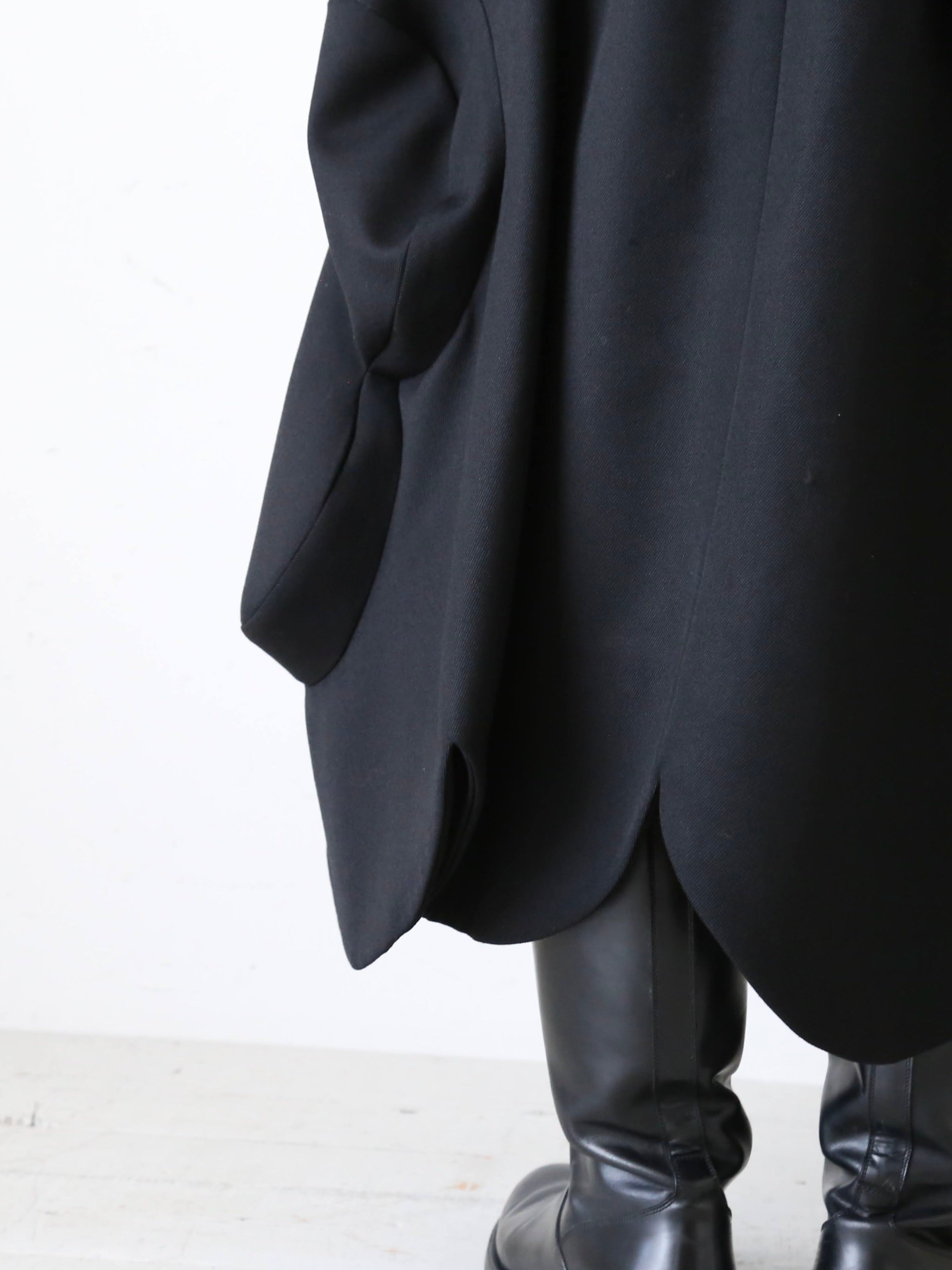 noir kei ninomiya ノワールケイニノミヤ ウールギャバジンワンピース