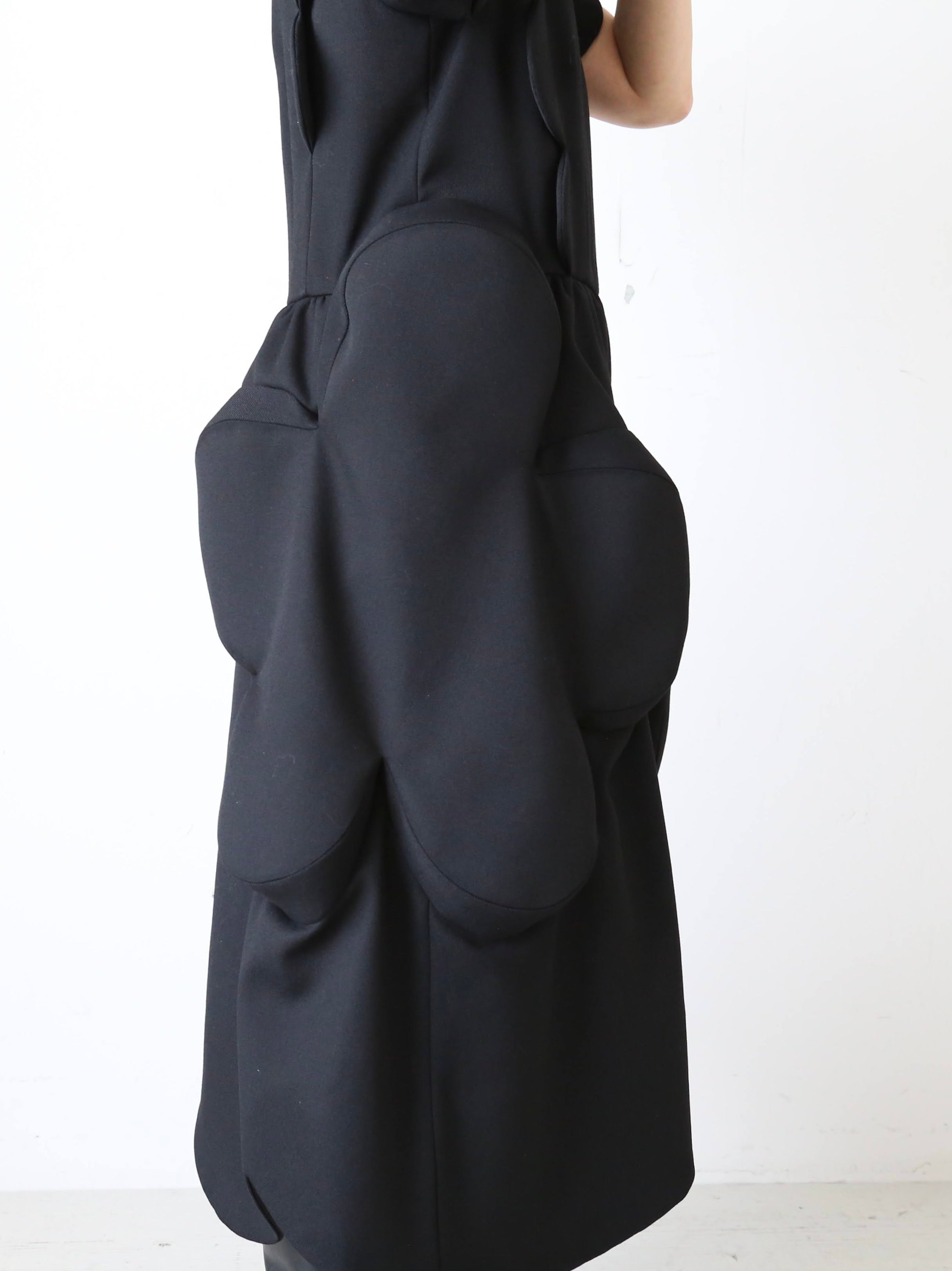 noir kei ninomiya ノワールケイニノミヤ ウールギャバジンワンピース