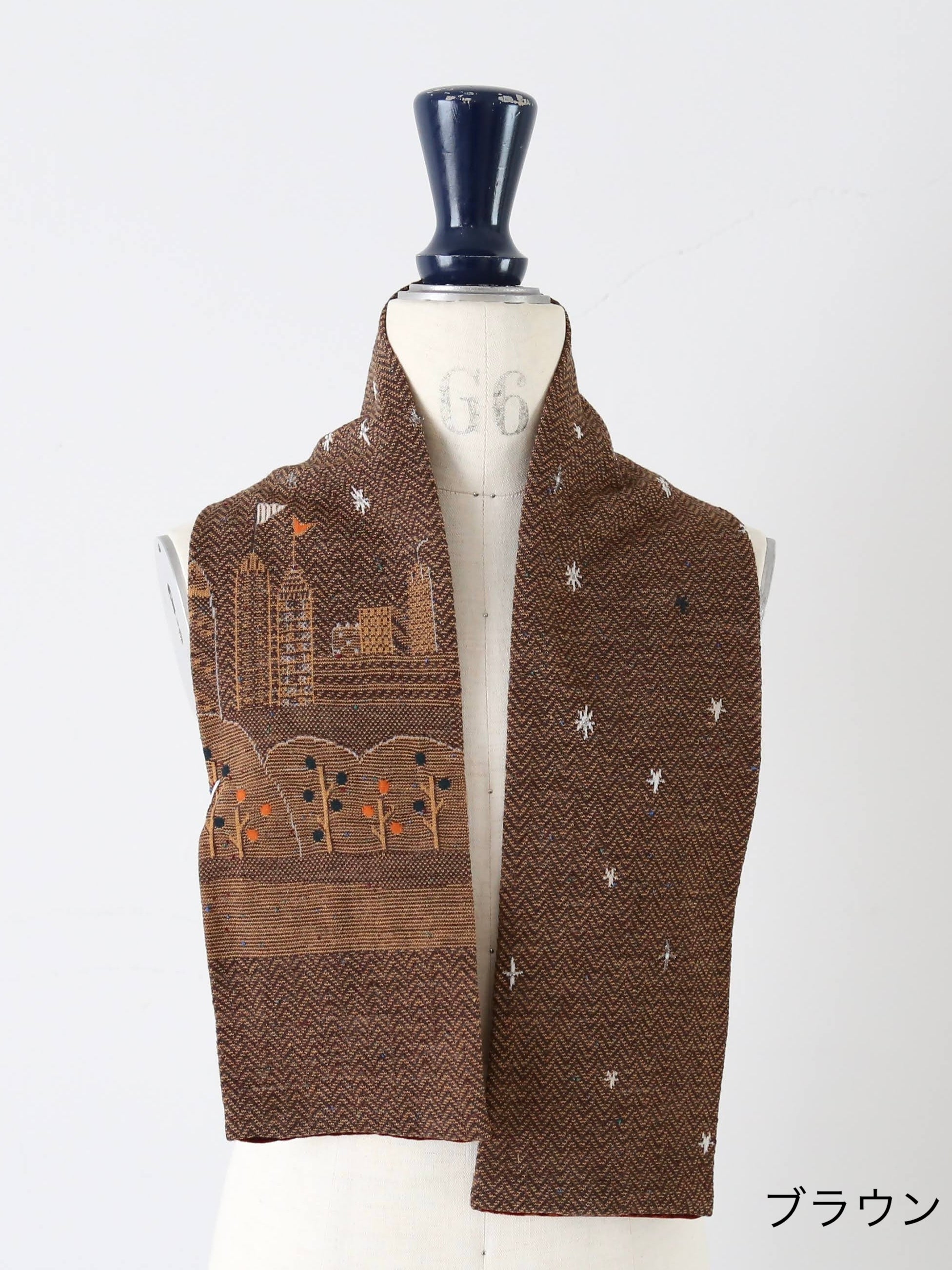 ANTIPAST ソックスマフラー (シティ柄) [M77-808]