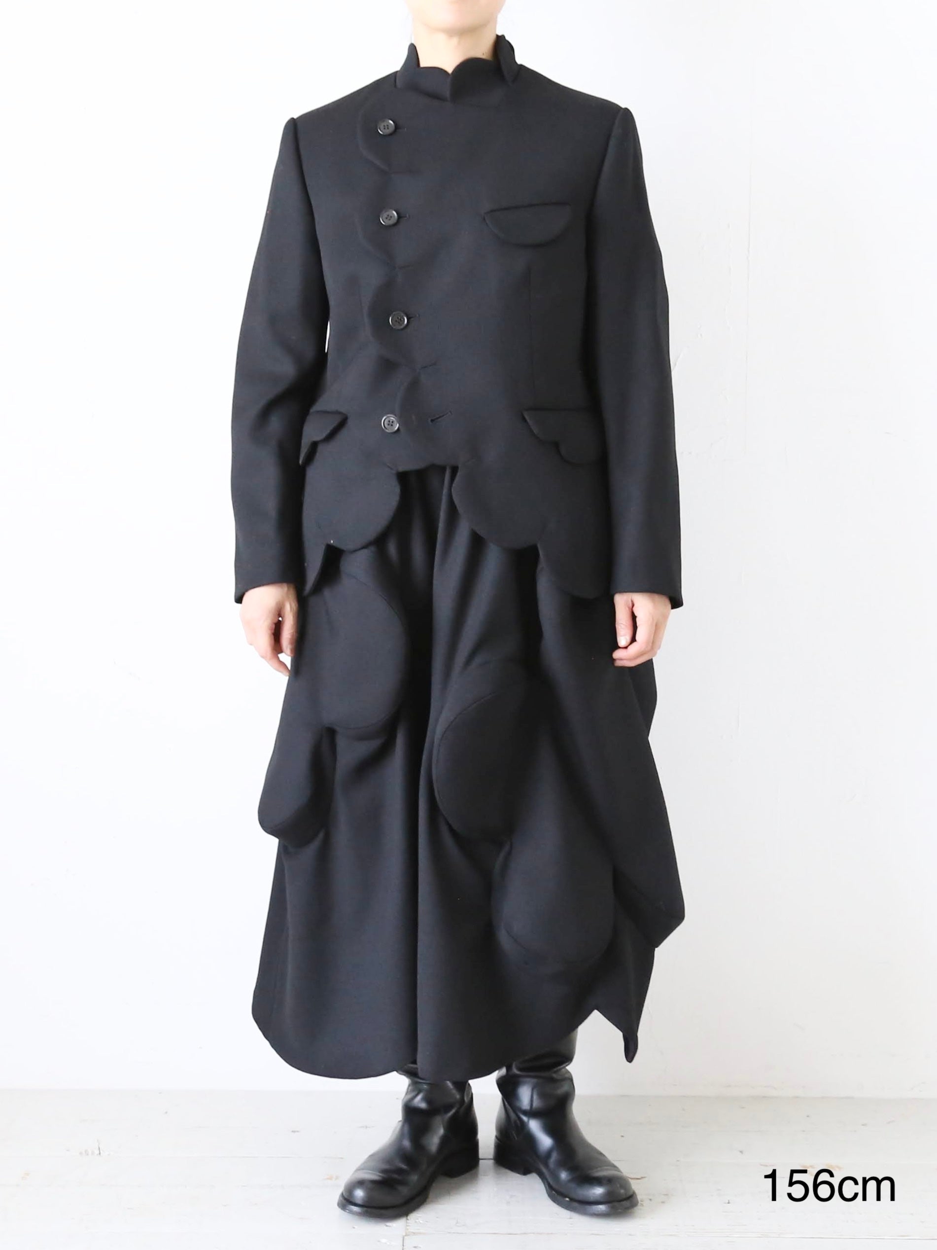 noir kei ninomiya ノワールケイニノミヤ ウールギャバジンジャケット