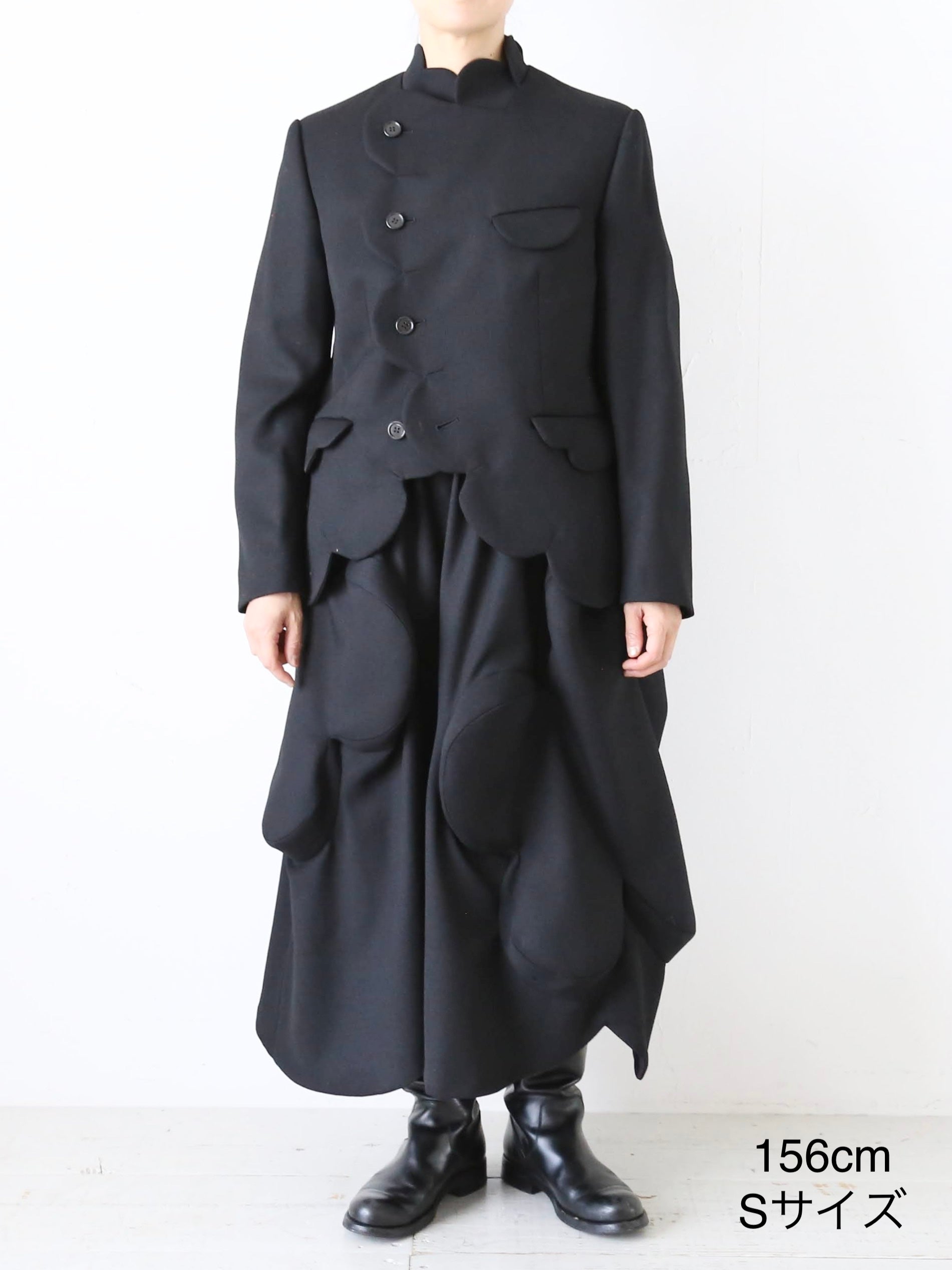 noir kei ninomiya 24-25AW ワンピース noir kei ninomiya ノワールケイニノミヤ ウールギャバジンワンピース