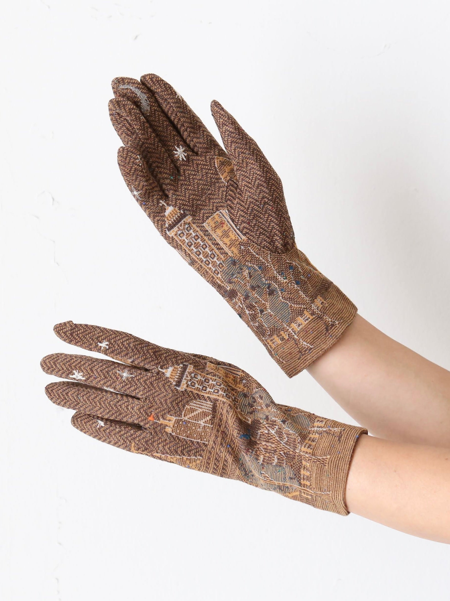 ANTIPAST 手袋ショート（CITY柄）[NG1-807]