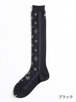 画像をギャラリービューアに読み込む, ANTIPAST ライクアジュエリーハイソックス [AM-486BHS]
