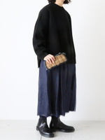 画像をギャラリービューアに読み込む, ebagos 籐付き長財布 フニュシュリンク [35631BK]
