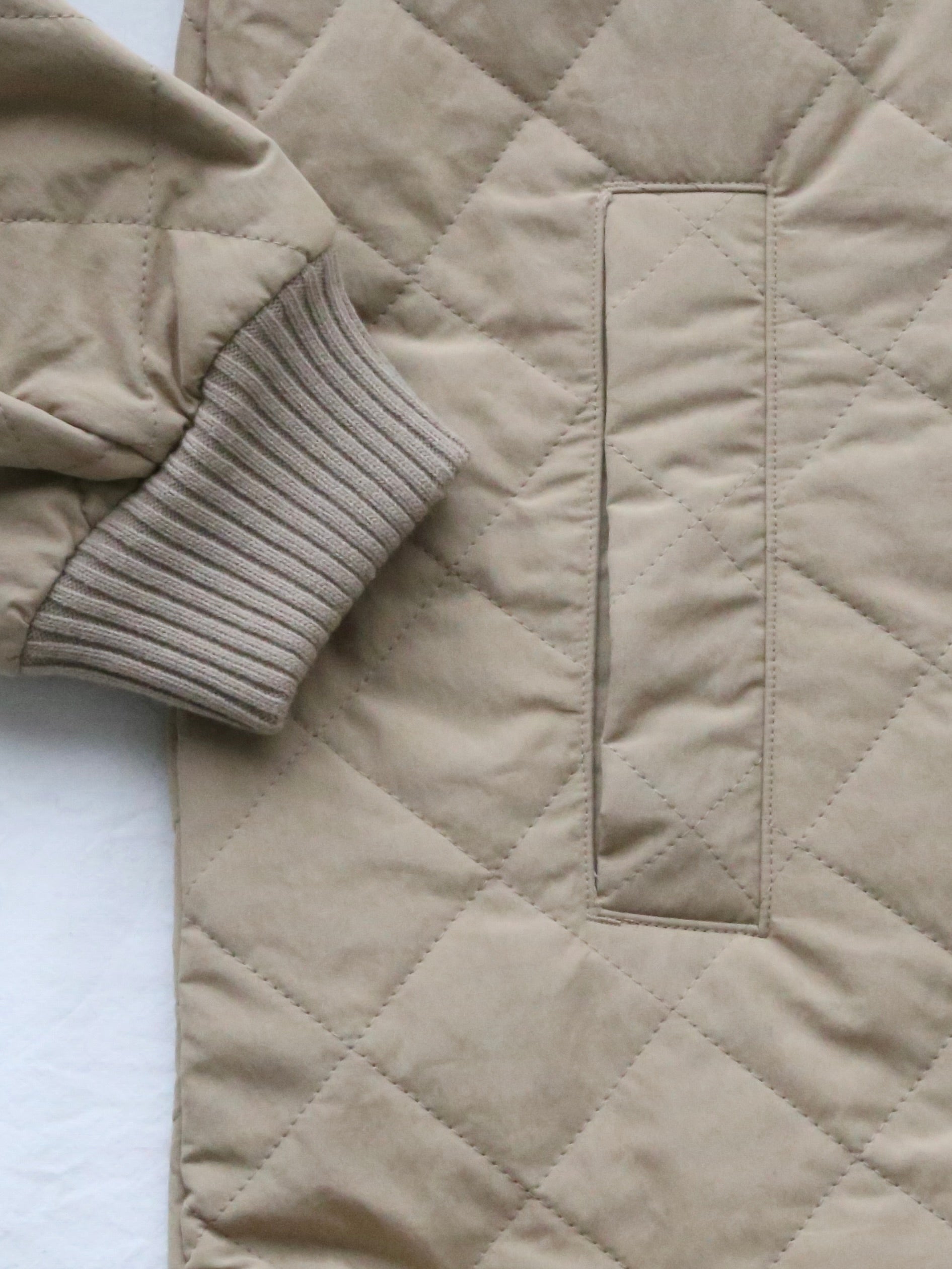 R&D.M.Co- ウォータープルーフキルティングハーフコート [7730]