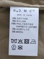 画像をギャラリービューアに読み込む, R&amp;D.M.Co- ウォータープルーフキルティングハーフコート [7730]
