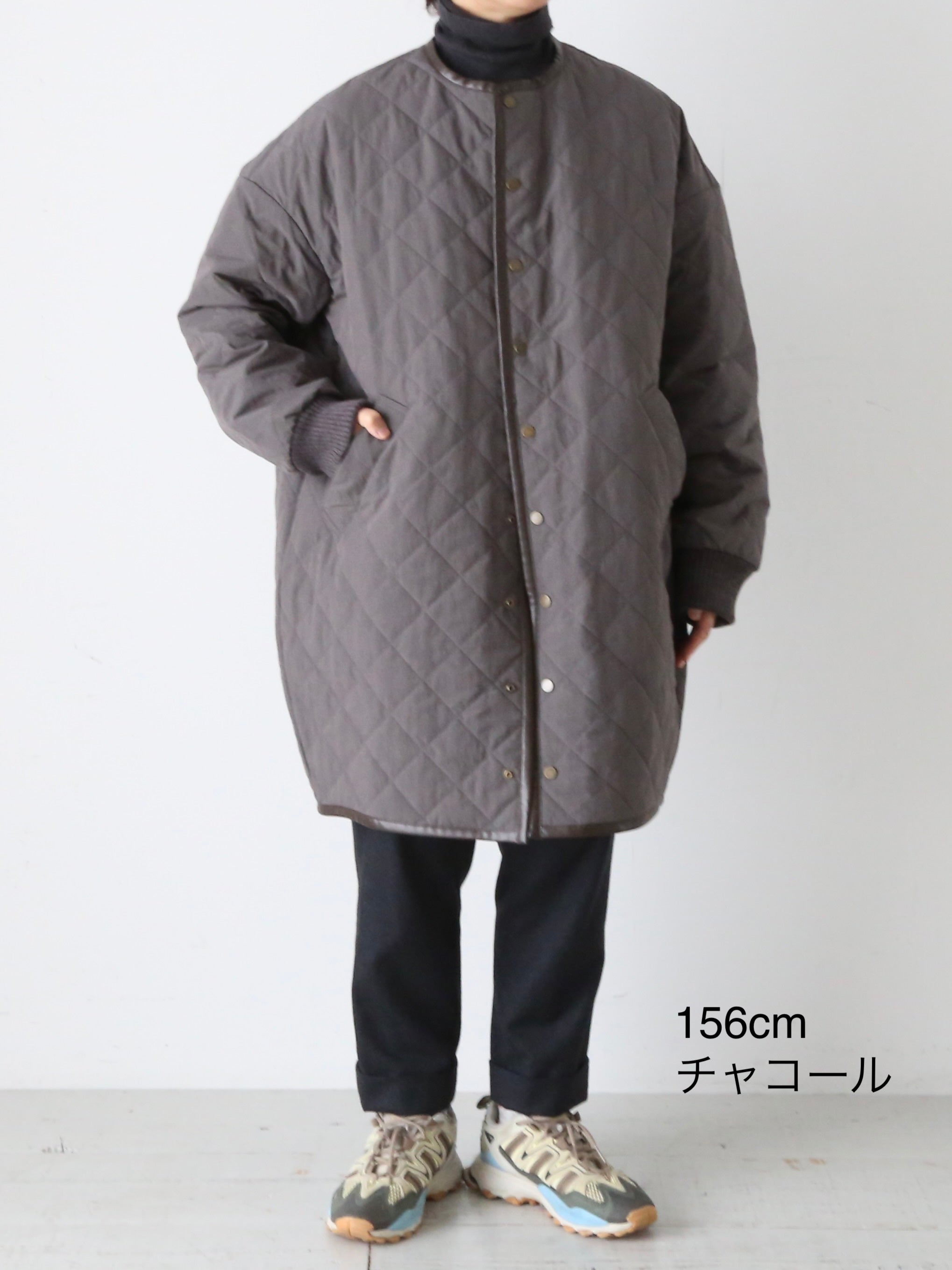 R&D.M.Co- ウォータープルーフキルティングハーフコート [7730]