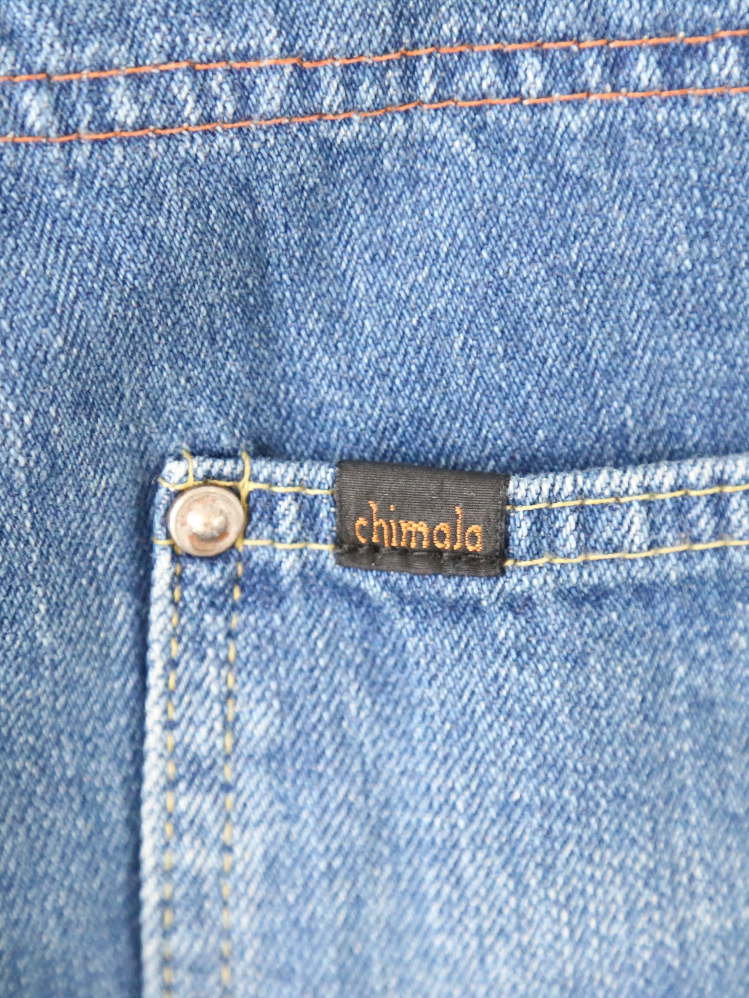 chimala Wウィズデニムウエストアジャスタブルパンツ [CS40-MP10A]