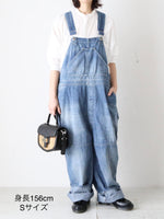 画像をギャラリービューアに読み込む, chimala  デニムオーバーオール [CS41-WP09]
