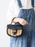 画像をギャラリービューアに読み込む, ebagos ラウンドハンドバッグ [16524]
