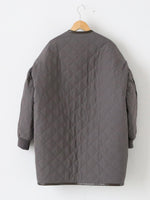 画像をギャラリービューアに読み込む, R&amp;D.M.Co- ウォータープルーフキルティングハーフコート [7730]
