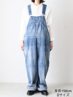 画像をギャラリービューアに読み込む, chimala  デニムオーバーオール [CS41-WP09]
