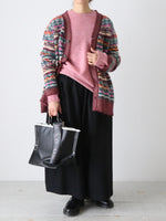 画像をギャラリービューアに読み込む, R&amp;D.M.Co- 7Gクルーネックセーター [7832]
