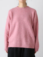 画像をギャラリービューアに読み込む, R&amp;D.M.Co- 7Gクルーネックセーター [7832]
