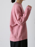 画像をギャラリービューアに読み込む, R&amp;D.M.Co- 7Gクルーネックセーター [7832]
