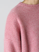 画像をギャラリービューアに読み込む, R&amp;D.M.Co- 7Gクルーネックセーター [7832]
