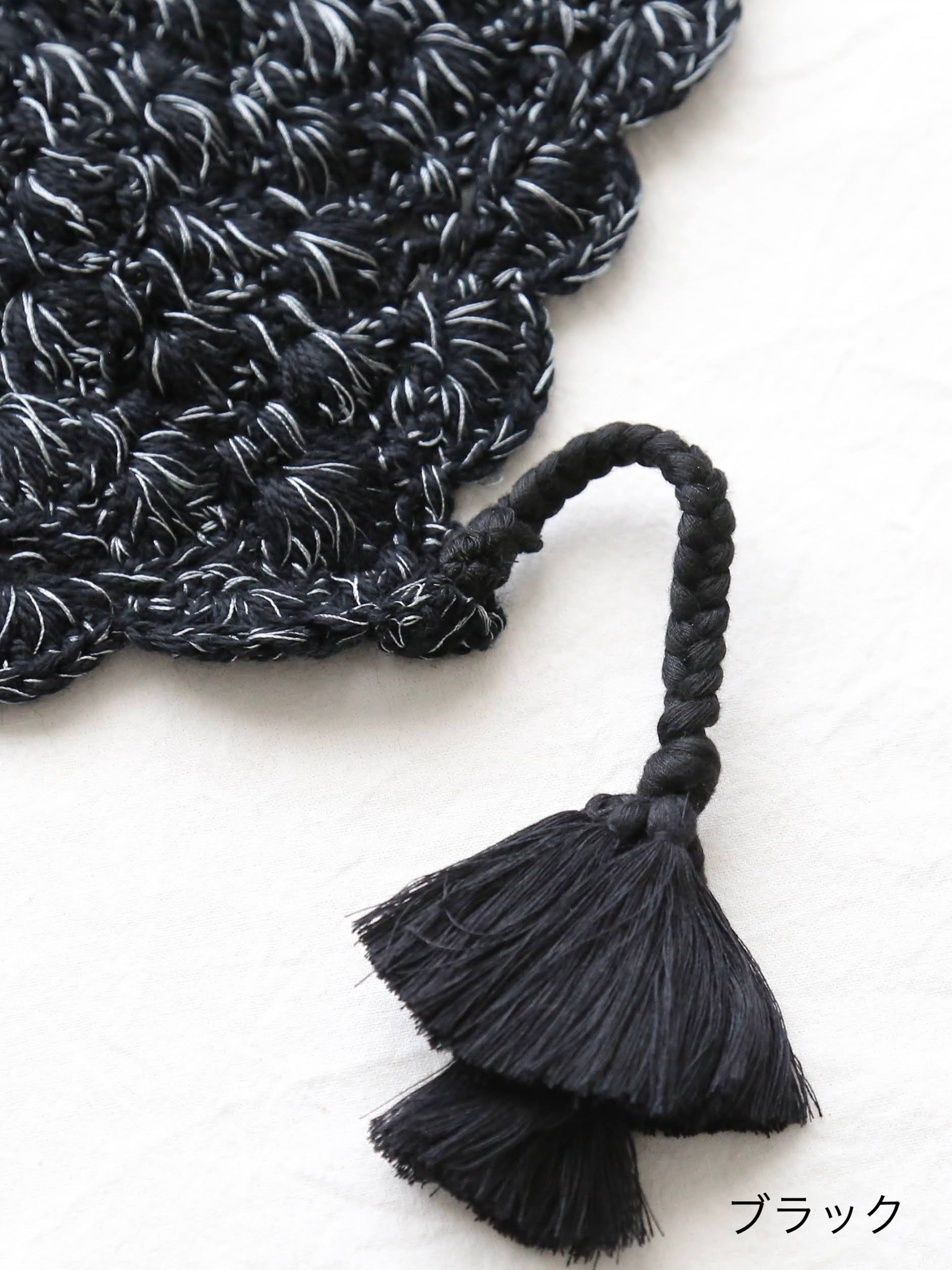 BUNON ハンドクロシェスカーフ [BN2597]