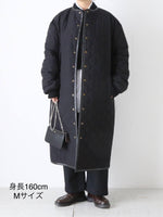 画像をギャラリービューアに読み込む, R&amp;D.M.Co- ウォータープルーフキルティングロングコート [7729]
