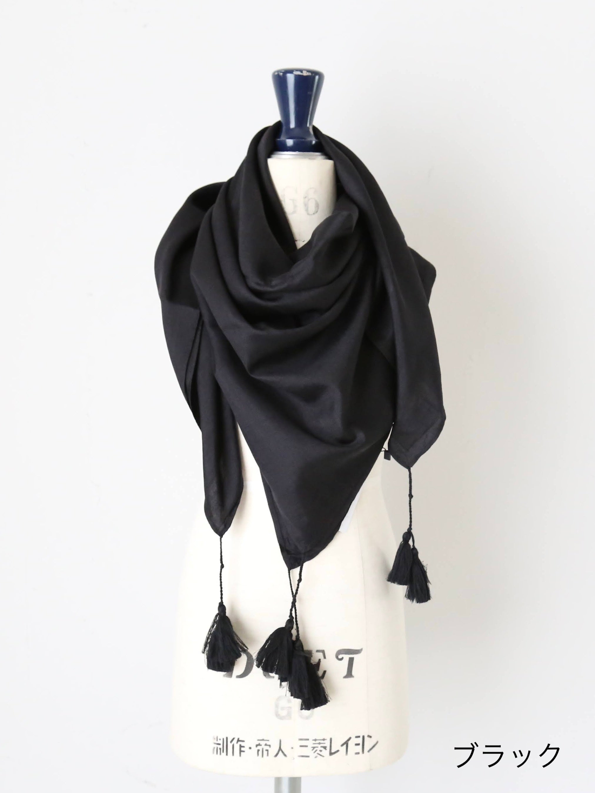 BUNON タッセルスカーフ [BN2554]