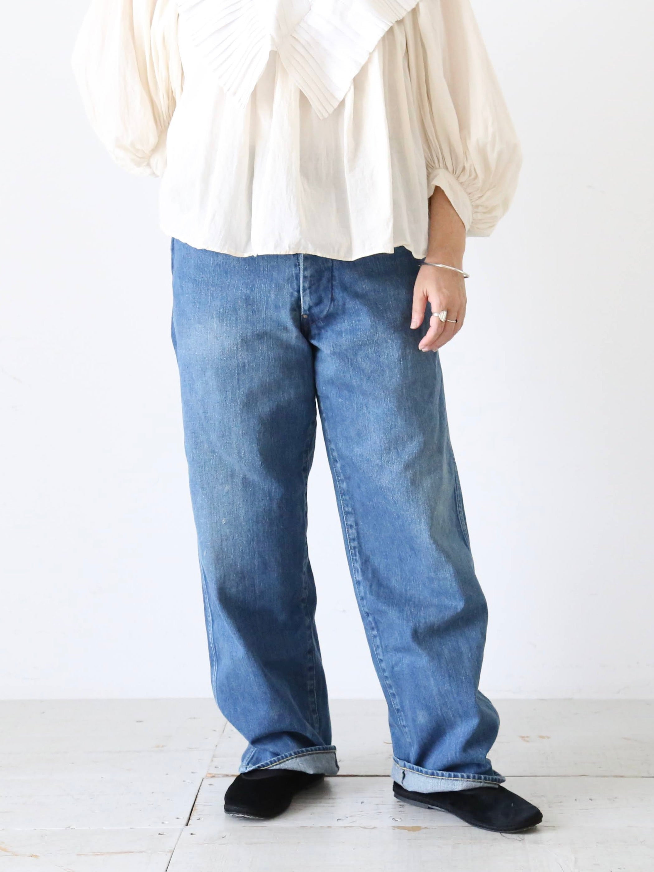 chimala Wウィズデニムウエストアジャスタブルパンツ [CS40-MP10A]