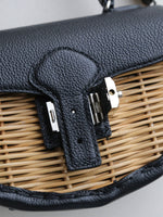 画像をギャラリービューアに読み込む, ebagos ラウンドハンドバッグ [16524]
