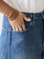 画像をギャラリービューアに読み込む, chimala Wウィズデニムウエストアジャスタブルパンツ [CS40-MP10A]
