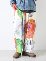 画像をギャラリービューアに読み込む, ayanoguchiaya プリンテッドタックポンプパンツ [dress.81P]
