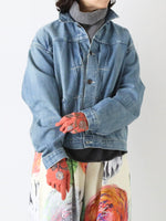 画像をギャラリービューアに読み込む, chimala  セルヴィッジ デニムショートジャケット [CS40-JT-12]
