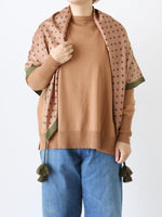 画像をギャラリービューアに読み込む, BUNON タッセルスカーフ [BN2559]
