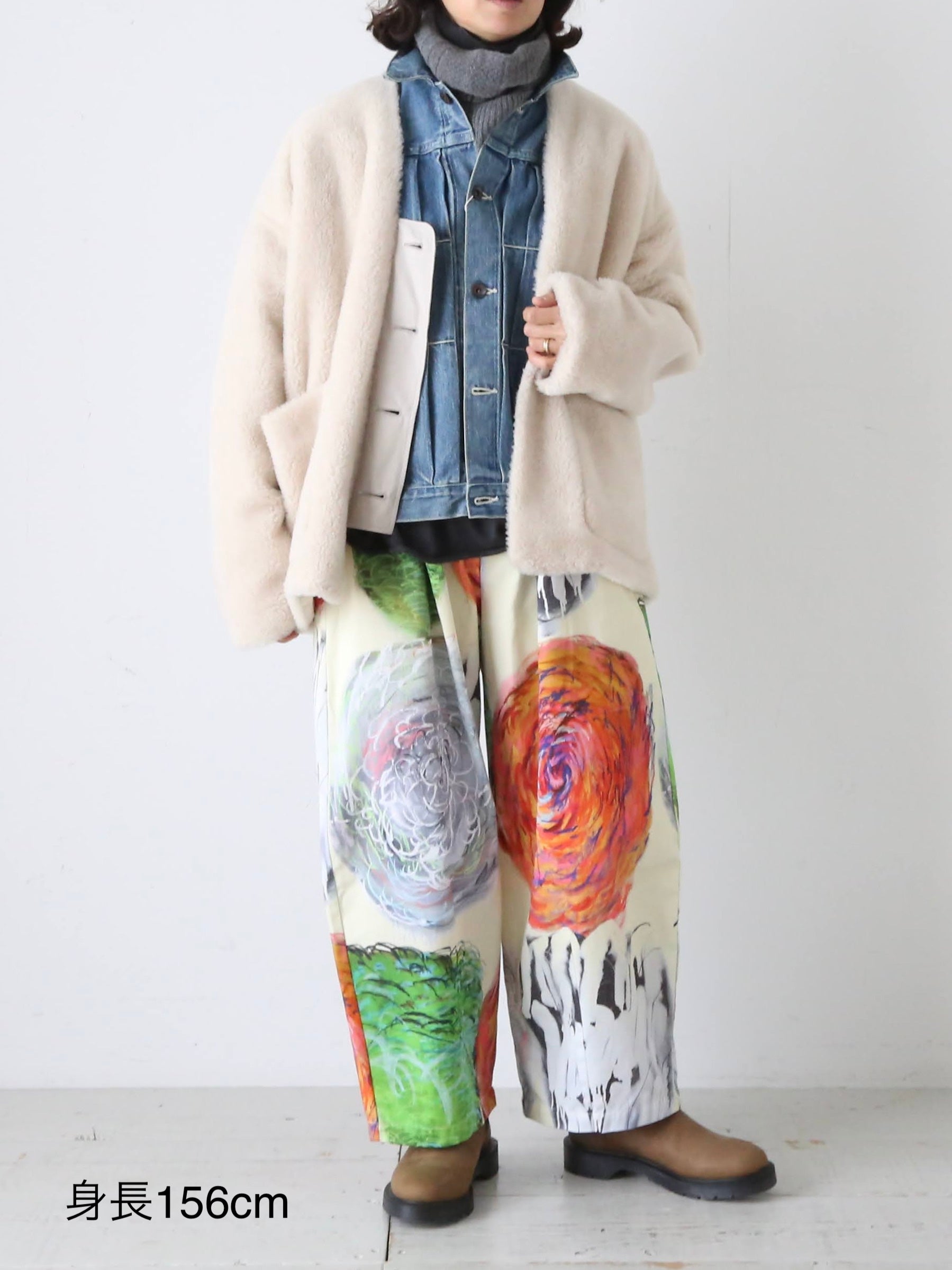 TOUJOURS ボタンフロントフライビッグ カーディガンジャケット [TM43SJ03]