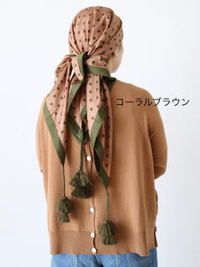 BUNON タッセルスカーフ [BN2559] – CREER