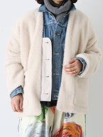 画像をギャラリービューアに読み込む, TOUJOURS ボタンフロントフライビッグ カーディガンジャケット [TM43SJ03]
