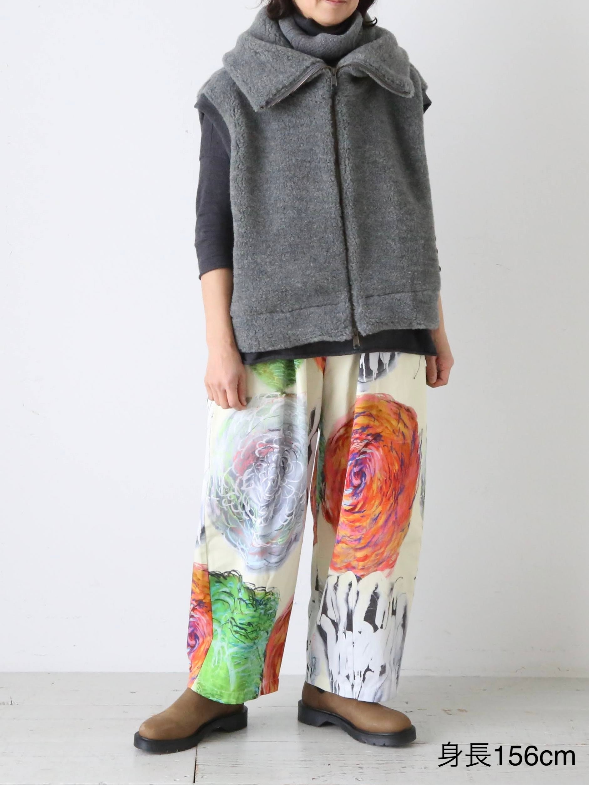 ebagos  スワンベスト ウールボア [55610]