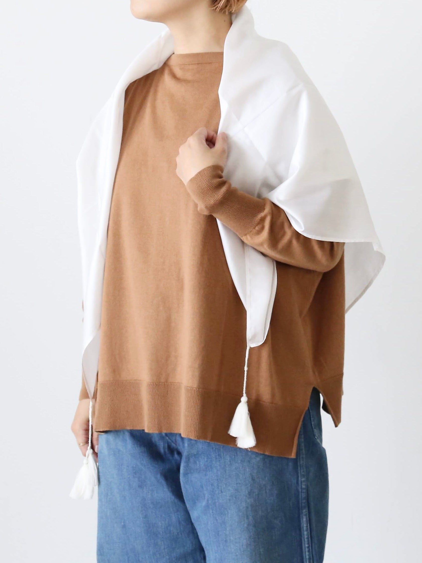 BUNON タッセルスカーフ [BN2554]