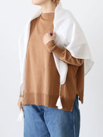 画像をギャラリービューアに読み込む, BUNON タッセルスカーフ [BN2554]
