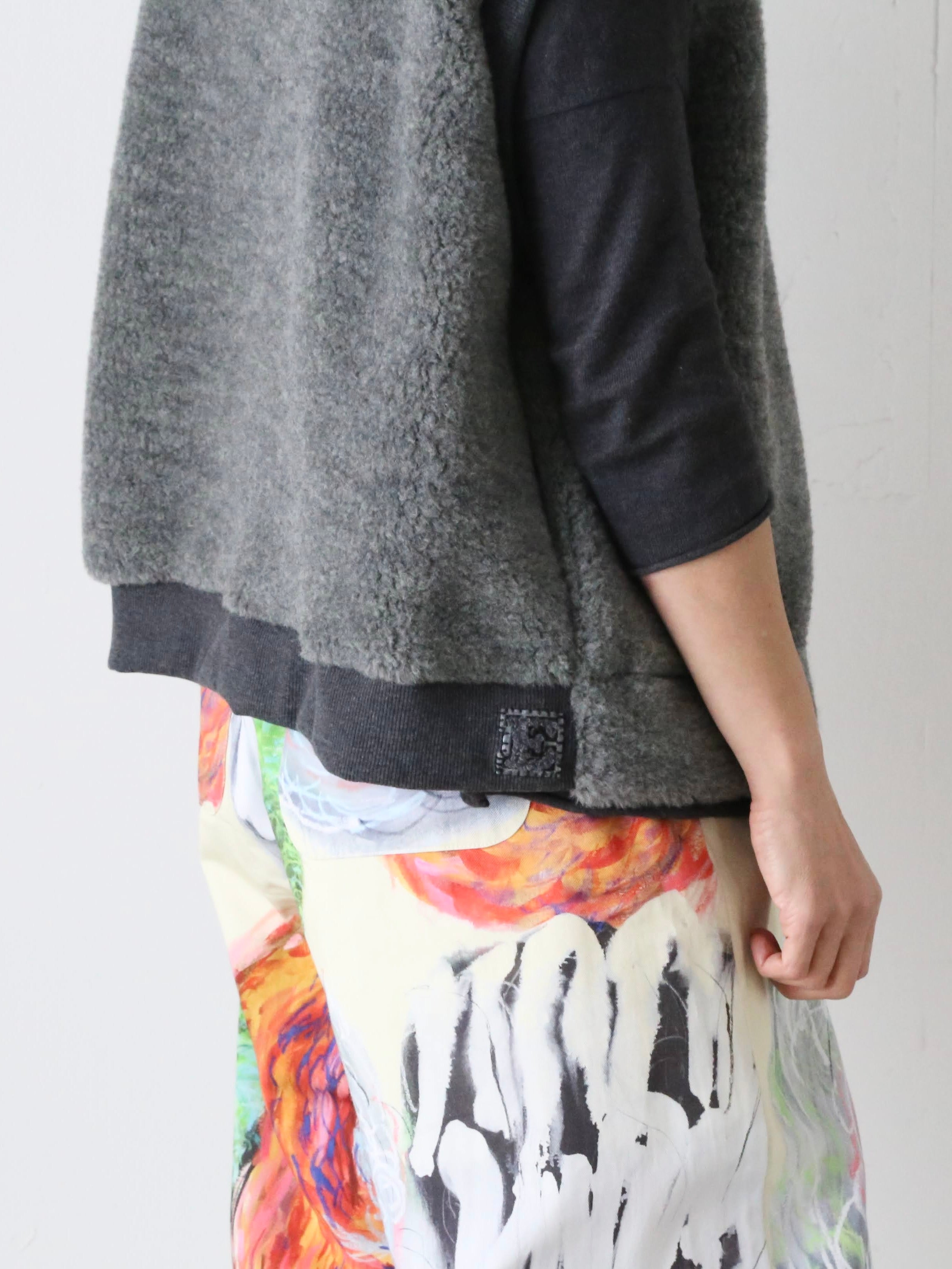 ebagos  スワンベスト ウールボア [55610]