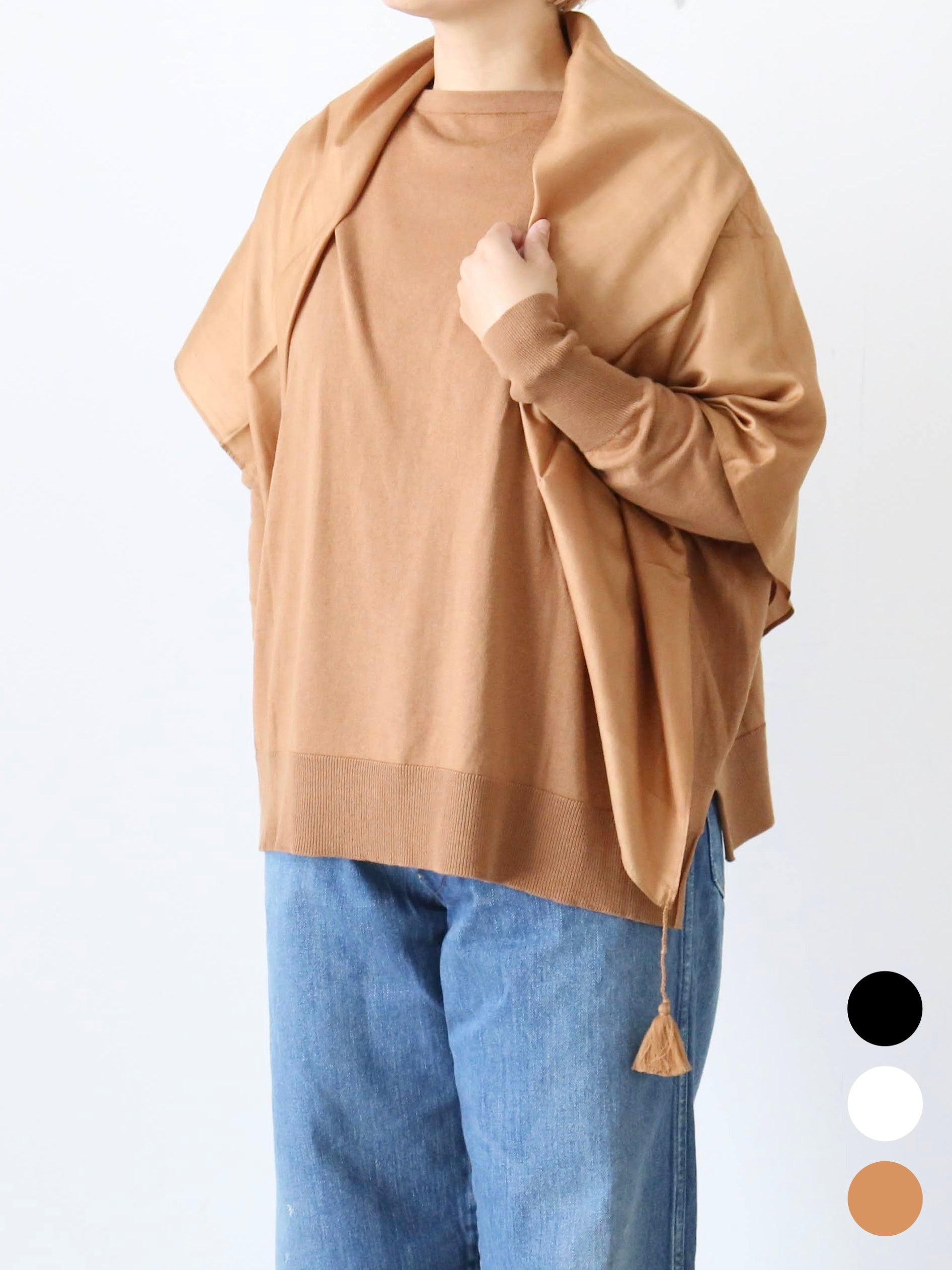 BUNON タッセルスカーフ [BN2554]