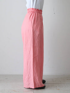 suzuki takayuki ギャザードパンツⅡ リネン100% 2色 – CREER