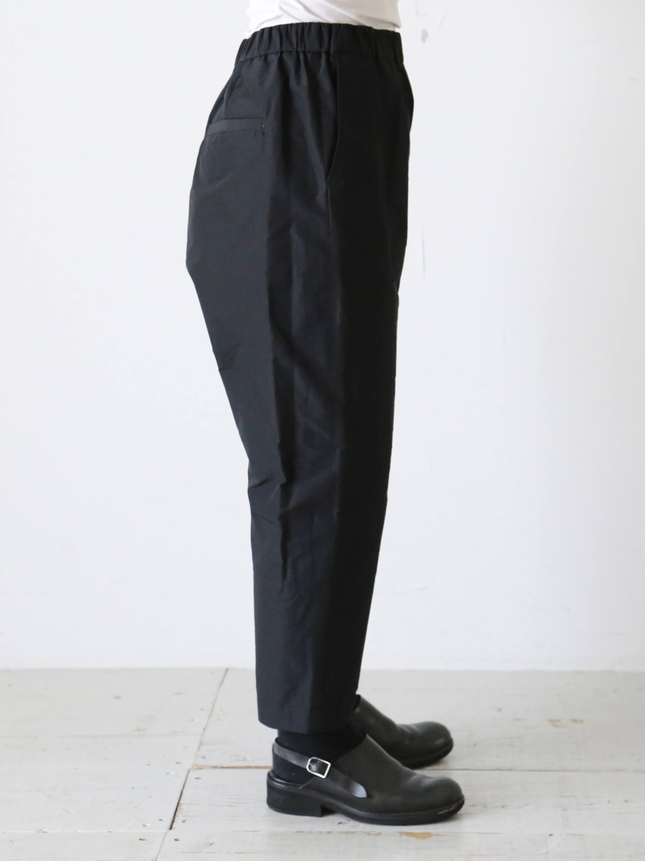 R&D.M.Co- タフタサルエルテーパードパンツ [7669]